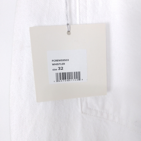 NWT Favorite Daughter 'The Otto High Waist Boyfriend Jean' In White Size 32 $198 - Picture 10 of 10